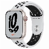 Умные часы Apple Watch Series 7 41 мм Aluminium Case with Starlight NIKE, сияющая звезда